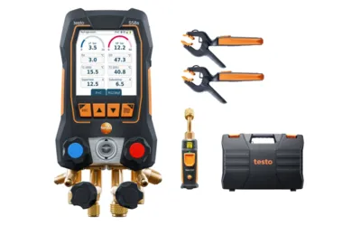 Testo 558s inteligentný digitálny servisný prístroj - Inteligentný digitálny Bezdrôtová vákuová sada s dotykovým displejem